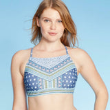 Xhilaration Women's Square Neck High Neck Bikini Top