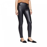 A New Day Women's Slim Fit Mid Rise Faux Leather Leggings