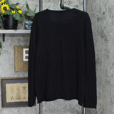 INC International Concepts Men's Cashmere Blend Sequin Skull Sweater Black 2XL