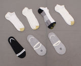 Gold Toe & Sperry Men's LOT OF 7 Pairs Low Cut Liner Socks White 10-13