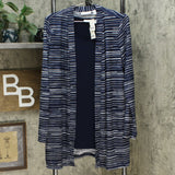 Susan Graver Women's Printed Novelty Knit Cardigan & Sleeveless Tunic Set