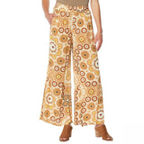 Curations Women's Plus Size Wide Leg Gauze Pants