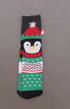 Wondershop Women's Penguin Terry Lined Crew Socks With Grippers