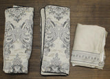 J Queen New York Annette King Size 4-Piece Comforter Set Bedding