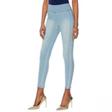 G by Giuliana Women's 4-Way Stretch Denim Leggings Light Wash 0