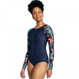 All In Motion Women's Long Sleeve One Piece Rashguard Swimsuit