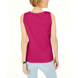 Karen Scott Women's Keyhole Hardware Tank Top