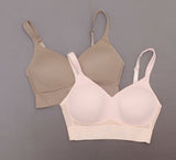 Rhonda Shear 2 Pack Molded Cup Bras With Mesh Back Detail