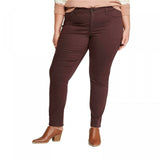 Universal Thread Womens Plus Size High Rise Jeggings Burgundy 16W