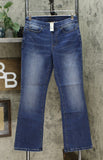 MOTTO Women's Petite Stretch Denim Pull On Boot Cut Jeans
