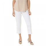 Isaac Mizrahi Live! Women's Petite 24/7 Stretch Crop Pants With Back Slit