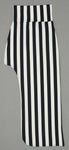 Urvana Women's Stretch Body Con Striped Side Slit Maxi Skirt