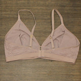 All.you.lively Women's Palm Lace Busty Bralette Brown 3