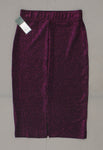 Wild Fable Women's Shiny Knit Stretch Bodycon Midi Skirt With Back Slit