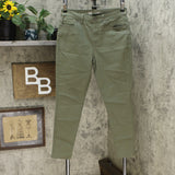 DG2 by Diane Gilman Women's Virtual Stretch Ultra Skinny Jeans Olive 10