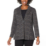 DG2 by Diane Gilman Women's Plus Size Eco Ponte Knit Blazer