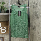 Curations Women's Embroidered Tank Top