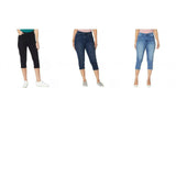 DG2 by Diane Gilman Women's Classic Stretch Denim Pedal Pusher Jeans