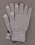 Steve Madden Women's Zigzag Touchscreen Gloves