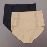 Rhonda Shear 2 Pack Mesh Detail Panties Black/ Nude Large