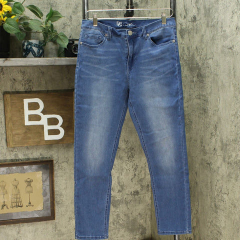 DG2 by Diane Gilman Women's Virtual Stretch Skinny Jeams Midtone Petite 10