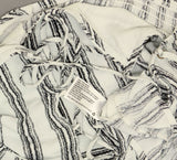 Xhilaration Women's Striped Strappy Lace Up Crop Tank Top