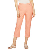 H by Halston Women's Petite Studio Stretch Crop Pull On Pants