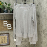 AnyBody Women's Petite Cozy Knit Waffle Pajama Set