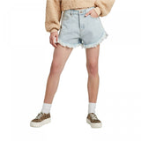 Wild Fable Women's High Rise Frayed Jean Shorts