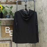 32 Degrees Cool Women's Ultra Soft Full Zip Hoodie Black Medium
