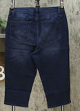 DG2 by Diane Gilman Women's Classic Stretch Denim Pedal Pusher Jeans