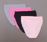 New Rhonda Shear Womens LOT OF 4 "Ahh" Seamless Brief. 700324-NEW Small