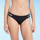 Shade & Shore Women's Strappy Side Cheeky Bikini Bottom 76596376