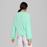 Wild Fable Women's Crewneck Fuzzy Sweater