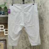 Yummie Women's Plus Size Talia Compact Cotton Shaping Capri Leggings Gray 3X