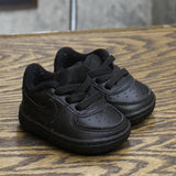 Nike Infant Air Force 1 One Crib Shoes Black 1