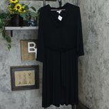 Charter Club Women's 3/4-Sleeve V-Neck Midi Dress