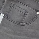 DG2 Plus Virtual Stretch Metallic Side Stripe Skinny Jeans Gray 22W