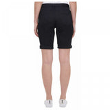 DKNY Jeans Women's Roll Cuff Denim Bermuda Shorts