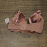 Auden Women's Nursing Wirefree Bra 00552436 Mauve Pink 34DDD