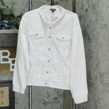 Buffalo Women's Knit Denim Jacket Light Pink XXL