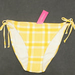 Xhilaration Women's Plaid Textured String Bikini Bottom