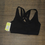 All In Motion Women's Medium Support Strappy Back Bonded Sports Bra