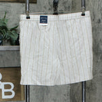 NWT Karen Scott Petite Cotton Elastic Waist Striped Shorts. 100090830PT PL