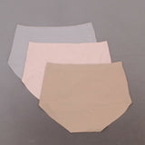 Rhonda Shear Women's 3 Pack Invisible Body Brief Panties