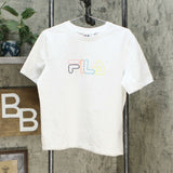 Fila Women's Short Sleeve Crew Neck Jersey T-Shirt White Medium