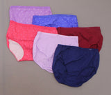 Hanes Premium 6 Pairs Women's Cool & Comfortable Cotton Briefs Panties