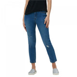 Denim & Co. Women's Petite Studio Classic Denim Ankle Jeans