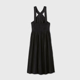 A New Day Womens Sleeveless Linen Blend A-Line Dress Black Small