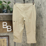 Eddie Bauer Women's Ranier Capri Pants Khaki 12